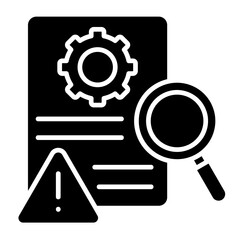 Business Risk Management  Icon Element For Design	