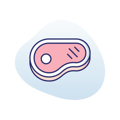 Beef  Vector icon