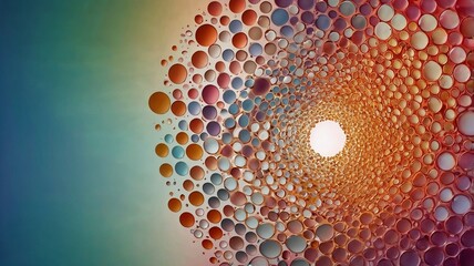 abstract background with bubbles