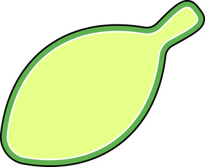 Green Leaf Sticker