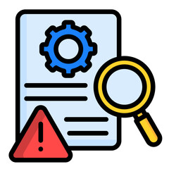 Business Risk Management  Icon Element For Design	