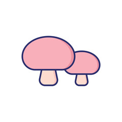 Mushroom  Vector icon