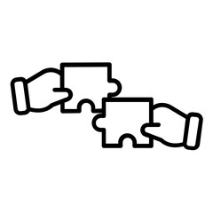 Teamwork and Partnership Icon