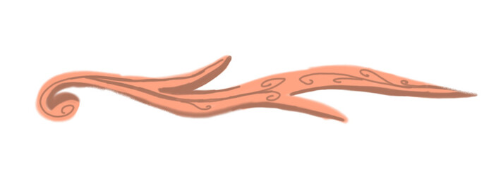 Elegant hand frame decoration, vibrant orange canvas, PNG with transparent background, perfect for artistic and modern design projects.

