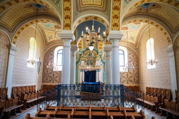 Fototapeta premium interior of a synagogue Jewish architecture