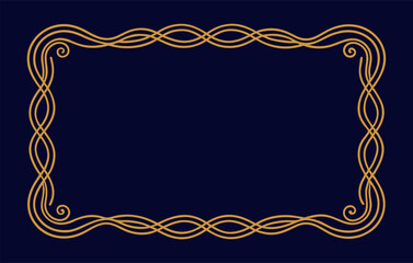 Aesthetic Pattern Design with Dark Blue Background Design