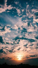 sky and sunset