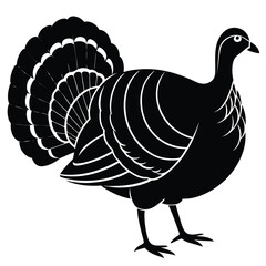 turkey vector sihouettte