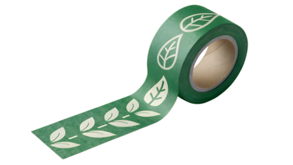 green tape with design
