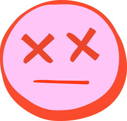 Obraz premium Crossed Eyes Smile