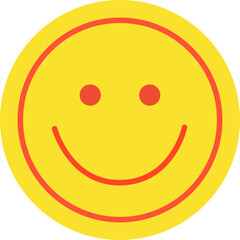 Fototapeta premium Happy Face Emoticon