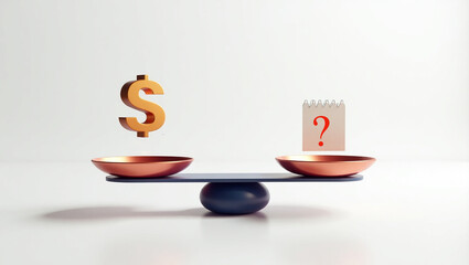 Financial Balance Weighing the Dollar Against Uncertainty