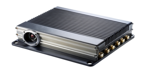 Advanced vision system with enhanced cooling and high resolution camera lens