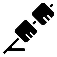 Marshmallow Stick  Icon Element For Design