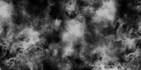 Abstract black and white smoke texture background