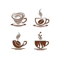 Obraz premium coffee cup icons