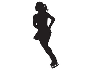 FIGURE SKATING SILHOUETTE