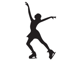 FIGURE SKATING SILHOUETTE