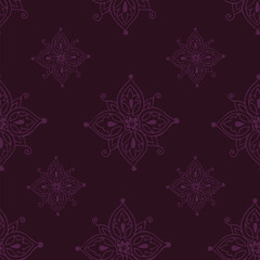 Indian style seamless pattern for fabric textile