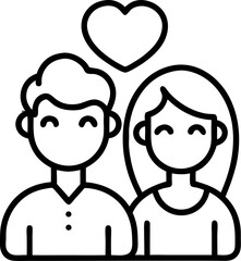 Parent Love and Care Icon Set