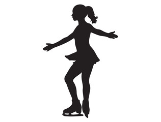 FIGURE SKATING SILHOUETTE