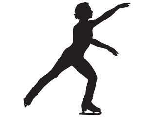 FIGURE SKATING SILHOUETTE