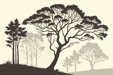 Vector art


Nature Tree Silhouette Collection – Editable Vector Set