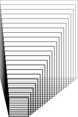 Square blend effects out line. Element in concept technology