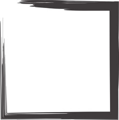 Obraz premium Frame square ink grunge. Design elements