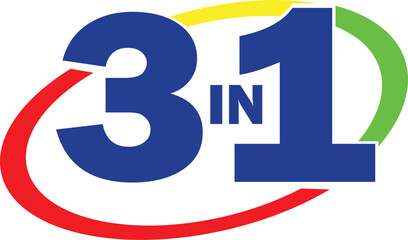 3 in 1 Vector Logo Badge – Multi-Use Packaging Label Icon for Product Design