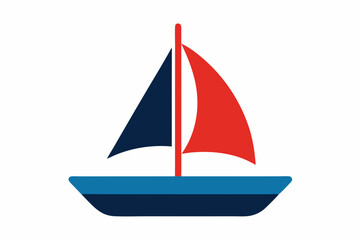 Fototapeta premium boat on a white background