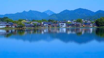 lake in the mountains
