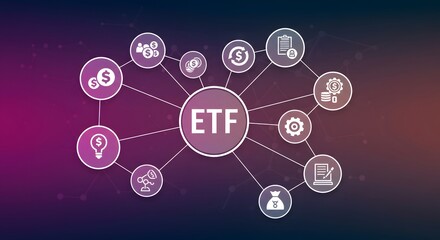 Exchange-Traded Fund (ETF) – Investment and Stock Market Concept