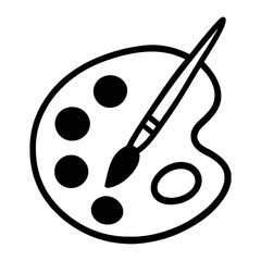 Artistic creativity symbolized elegantly vector