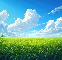 Sunny Meadow Landscape (1)