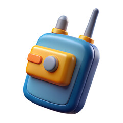 3D Walkie Talkie With Belt Clip