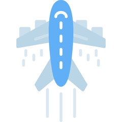 Airplane Icon Vector Element