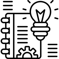 Learning Icon Vector Element