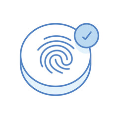 Biometrics vector icon