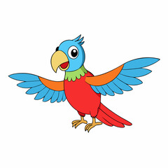 Predatory Bird Wings Extended
