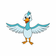 Bird of Prey with Wings Extended