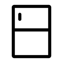 Fridge icon – vector refrigerator appliance