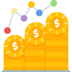 Profits Icon Vector Element