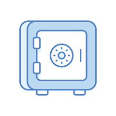 Safe Vault vector icon