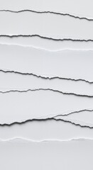 Torn White Paper Edge Texture Abstract Background