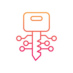 Encryption vector icon
