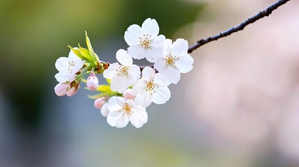 Obraz premium cherry tree blossom