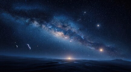 starry night sky