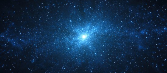 Naklejka premium Cosmic Nebula Explosion