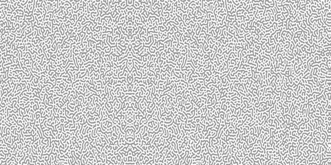 Abstract organic background, natural maze labyrinth, reaction diffusion pattern, black and white organic shapes